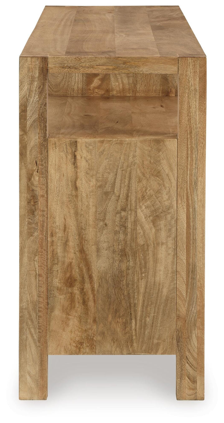 Hudwick Accent Cabinet - Light Brown (5)