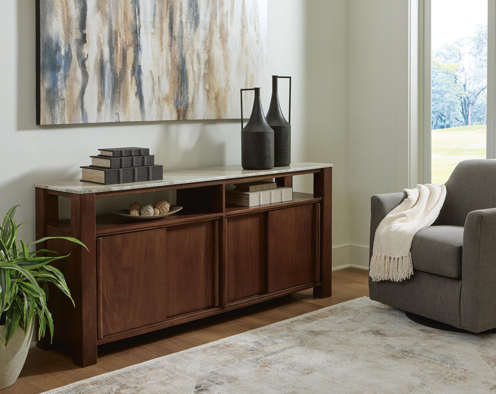 Tobinville Accent Cabinet - Dark Brown (2)