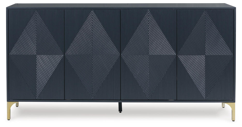 Loirwick Accent Cabinet - Blue (3)