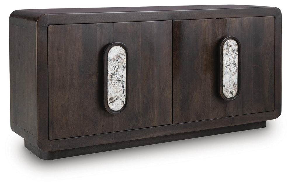 Elliston Accent Cabinet - Dark Brown (1)