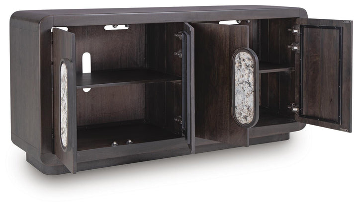 Elliston Accent Cabinet - Dark Brown (3)