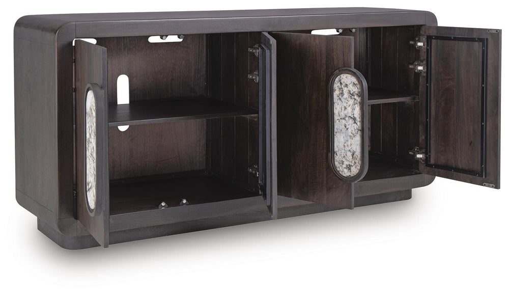 Elliston Accent Cabinet - Dark Brown (3)