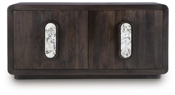 Elliston Accent Cabinet - Dark Brown (4)