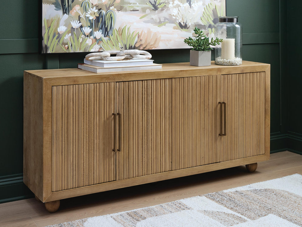 Niam Accent Cabinet - Light Brown (2)