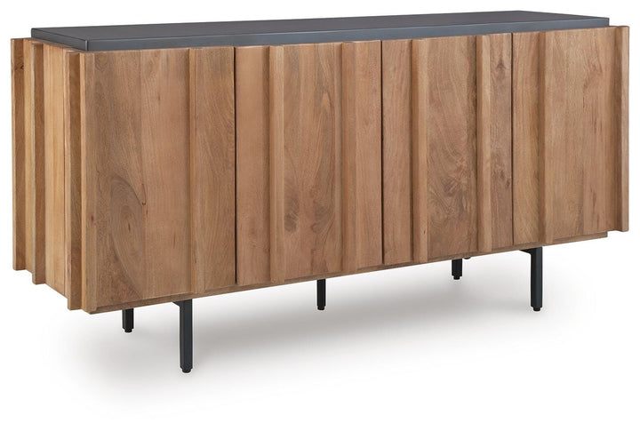 Quintavious Accent Cabinet - Light Brown (1)