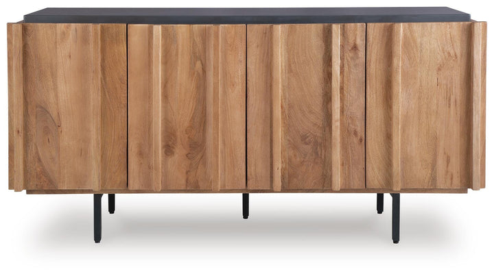 Quintavious Accent Cabinet - Light Brown (4)