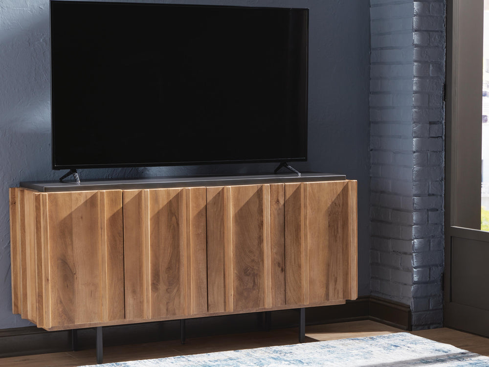 Quintavious Accent Cabinet - Light Brown (6)