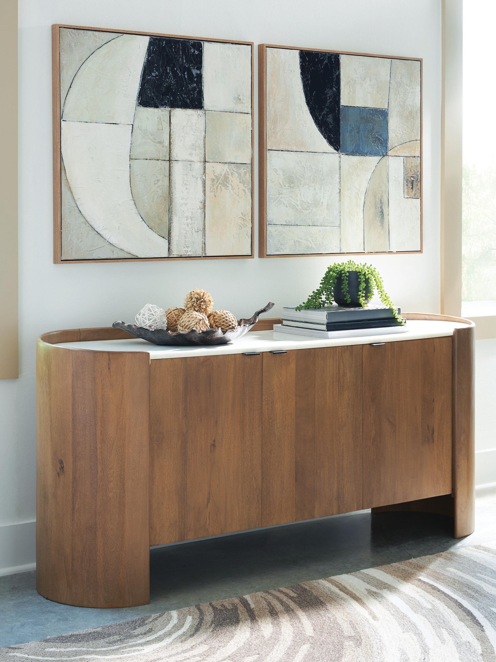 Fitzroy Accent Cabinet - Light Brown (2)
