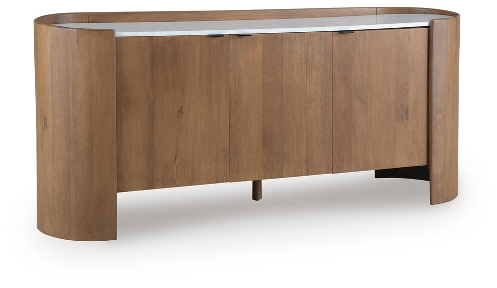 Fitzroy Accent Cabinet - Light Brown (1)