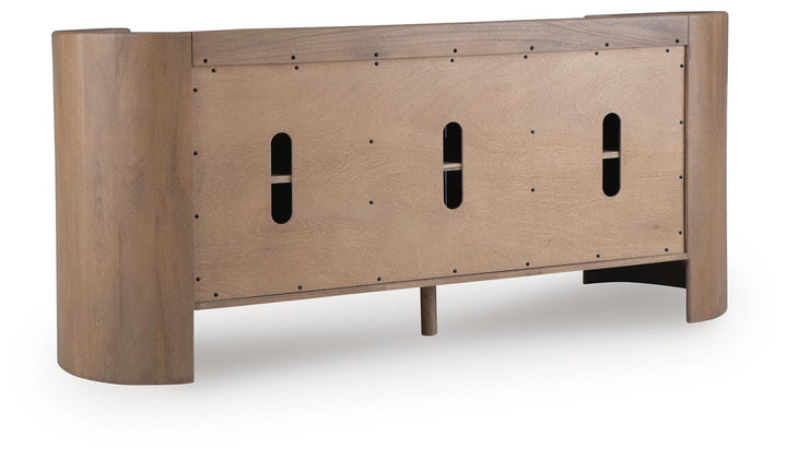 Fitzroy Accent Cabinet - Light Brown (5)