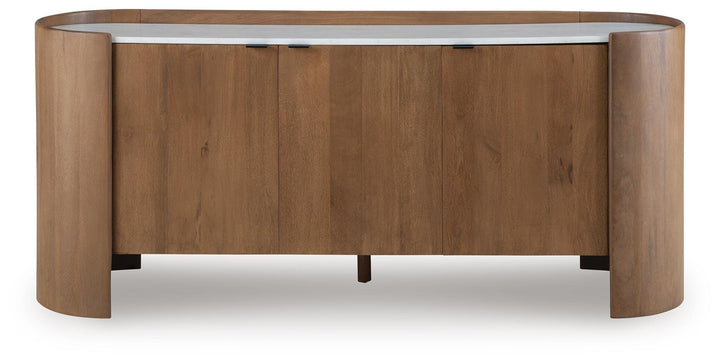 Fitzroy Accent Cabinet - Light Brown (4)