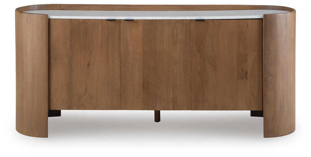 Fitzroy Accent Cabinet - Light Brown (4)