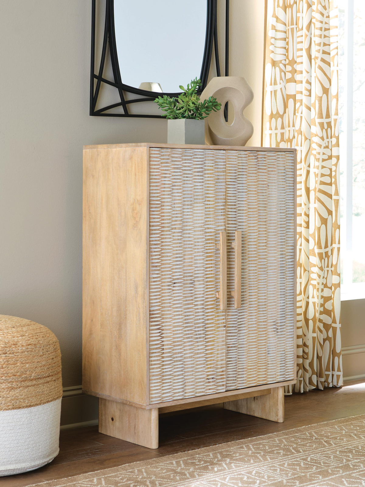 Dallinbury Accent Cabinet - Light Brown (2)