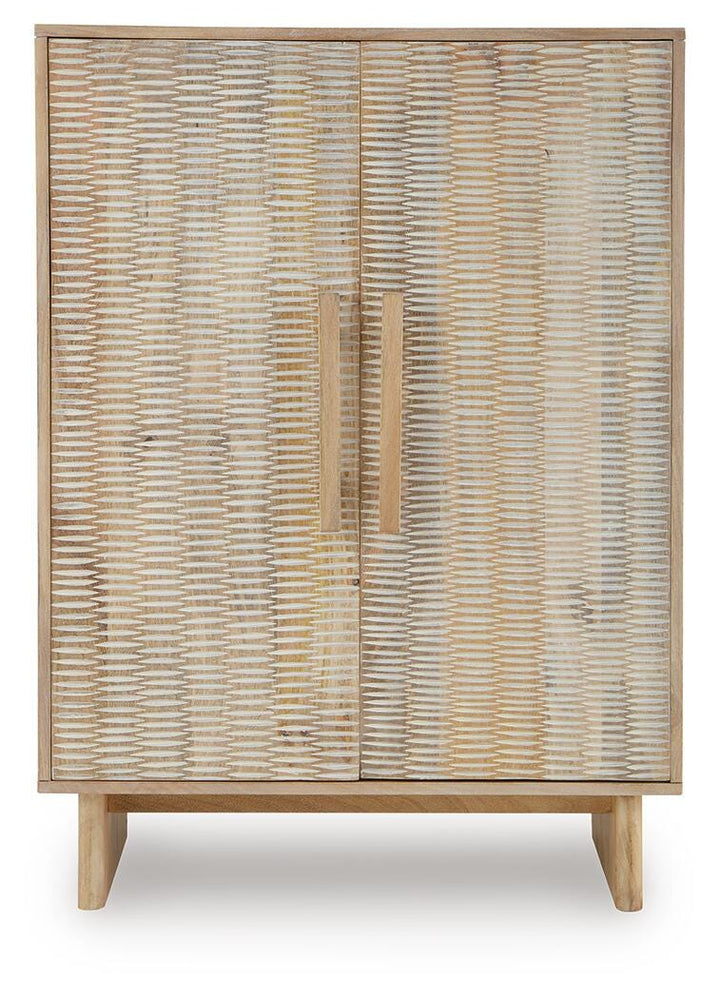Dallinbury Accent Cabinet - Light Brown (4)