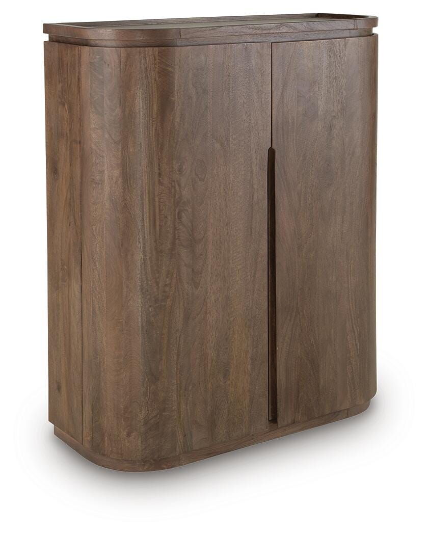 Landermont Bar Cabinet - Dark Brown (1)