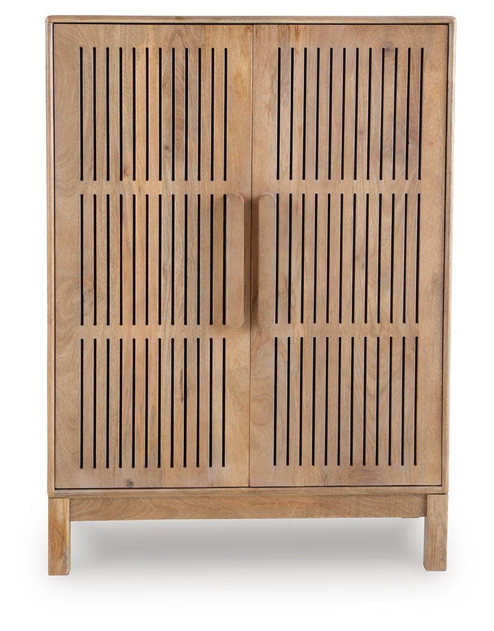 Pellamour Bar Cabinet - Light Brown (4)