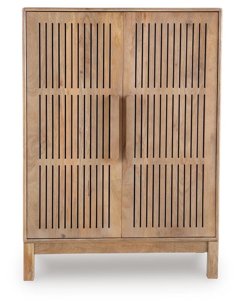 Pellamour Bar Cabinet - Light Brown (4)