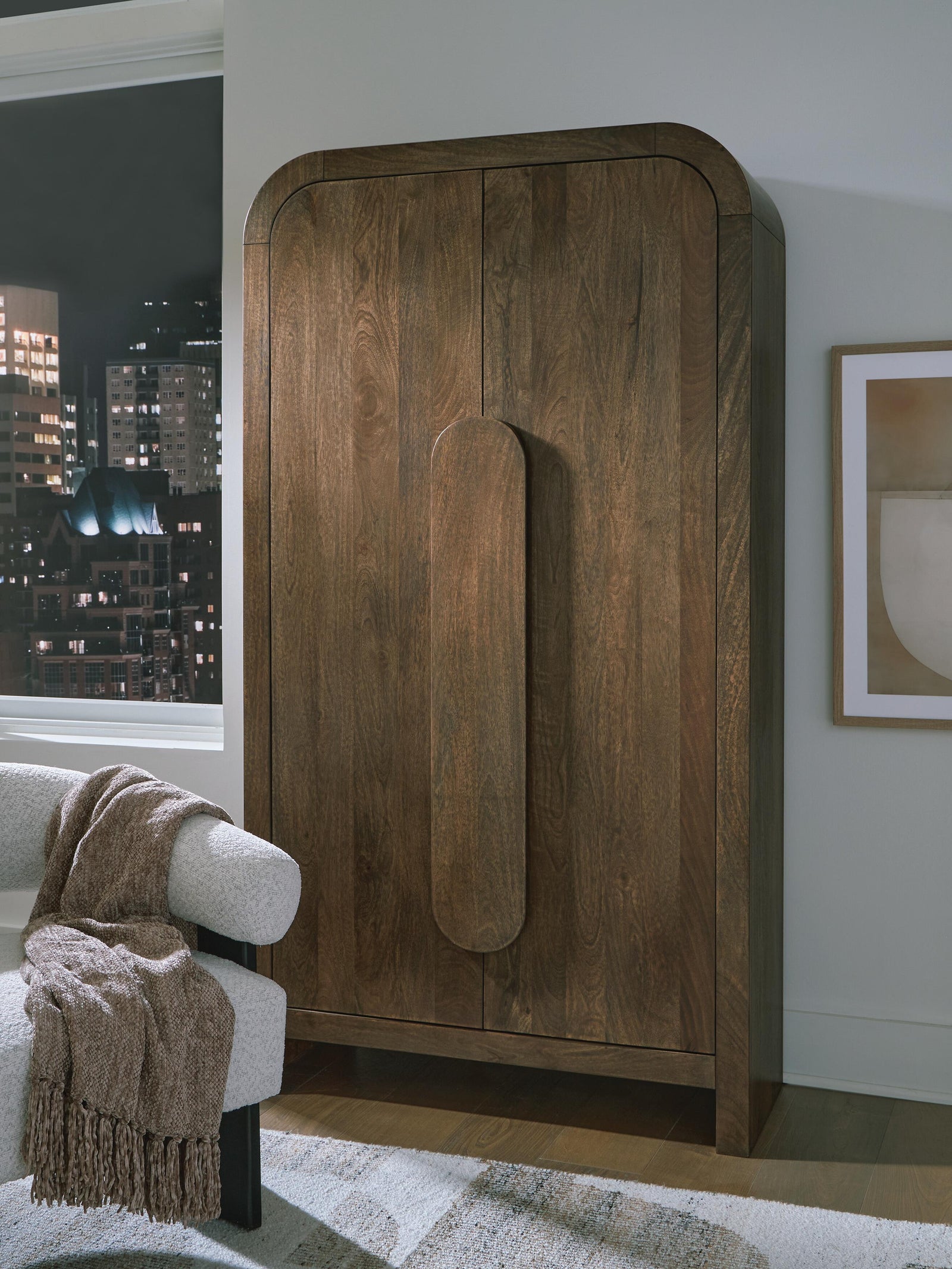 Thoren Accent Cabinet - Dark Brown (2)