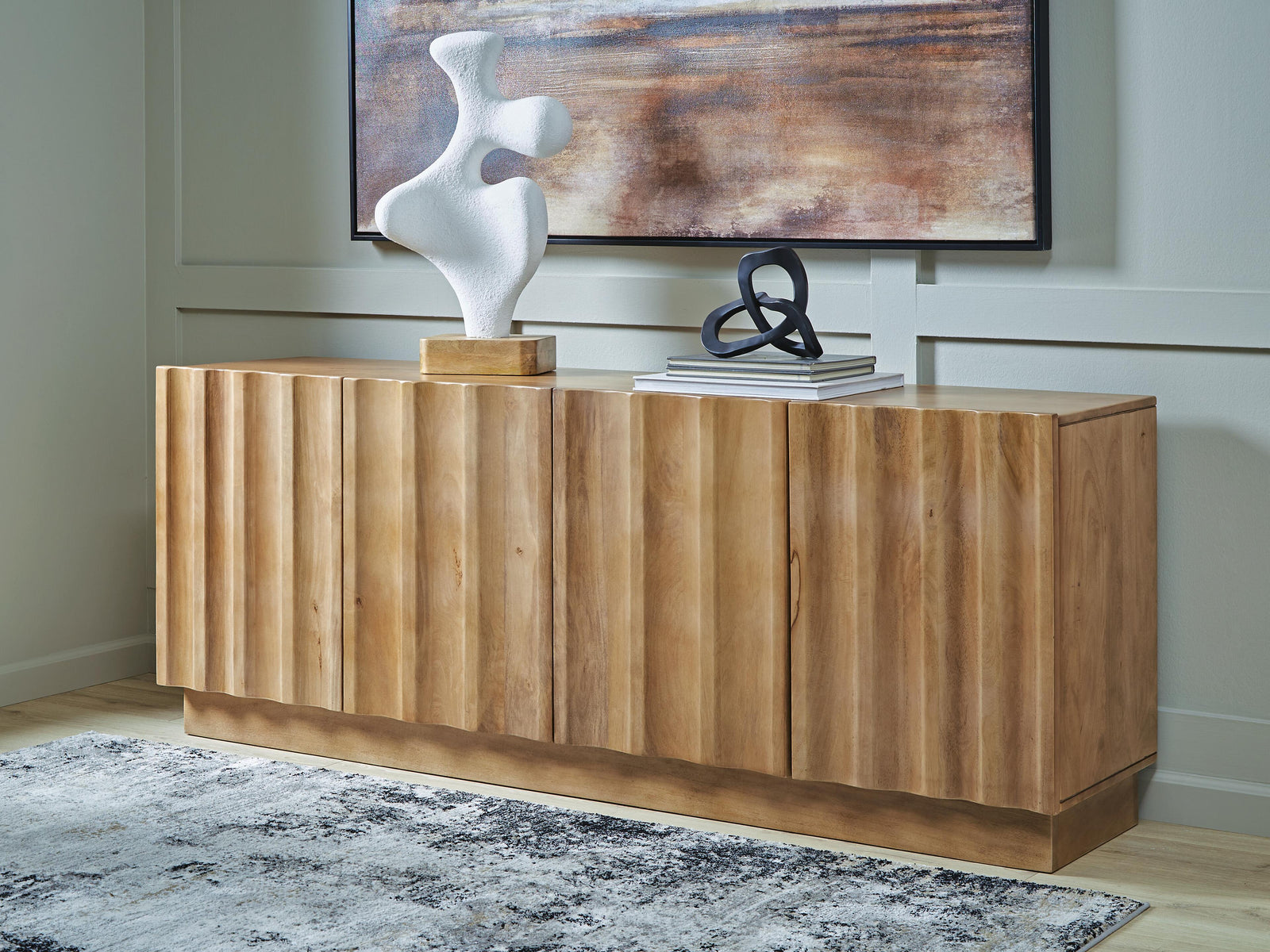 Timkins Accent Cabinet - Light Brown (2)