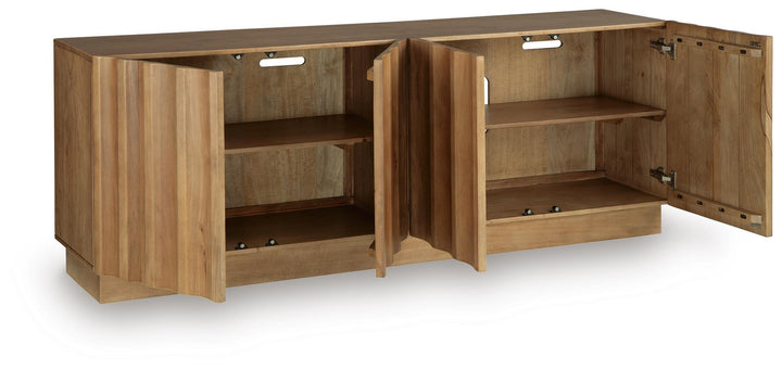 Timkins Accent Cabinet - Light Brown (3)