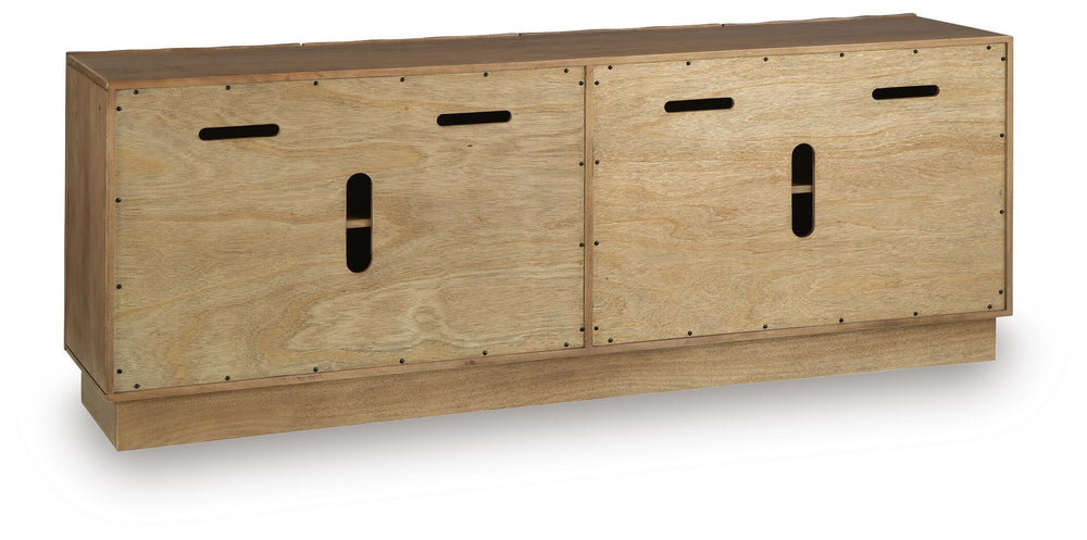 Timkins Accent Cabinet - Light Brown (5)