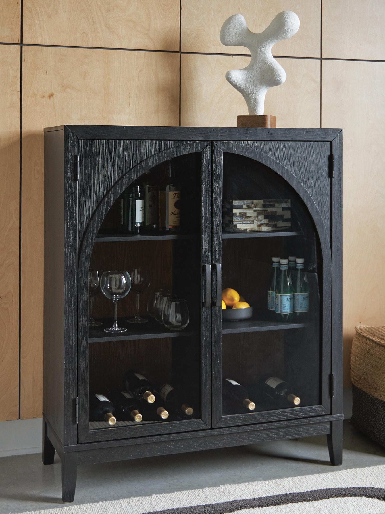 Armenleigh Accent Cabinet - Black (2)