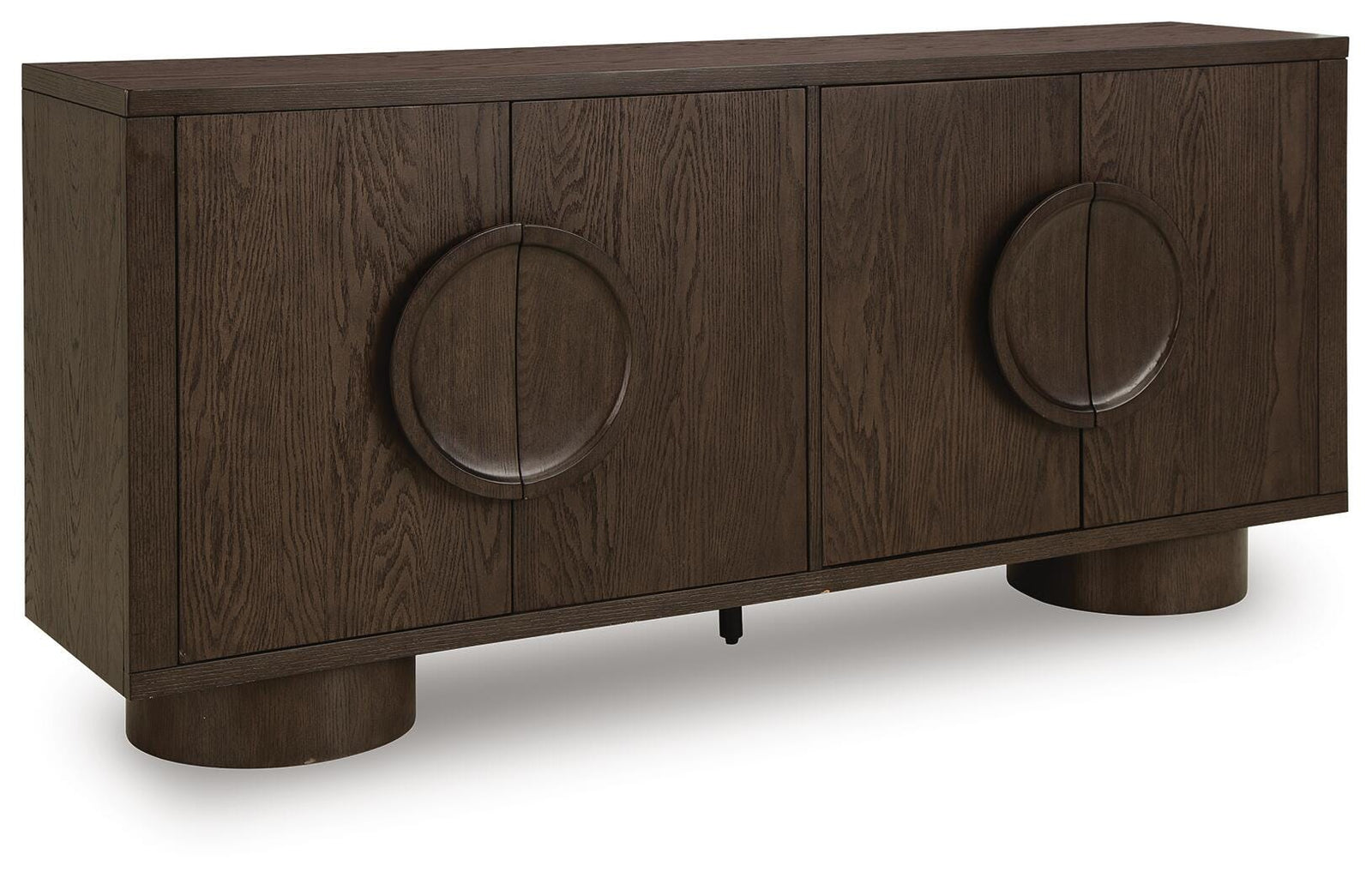 Veeda Accent Cabinet - Dark Brown (1)