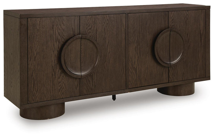 Veeda Accent Cabinet - Dark Brown (1)