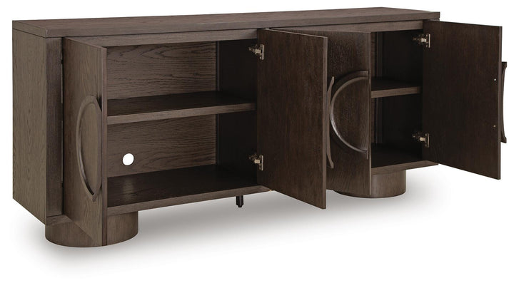 Veeda Accent Cabinet - Dark Brown (3)