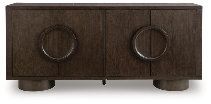Veeda Accent Cabinet - Dark Brown (4)