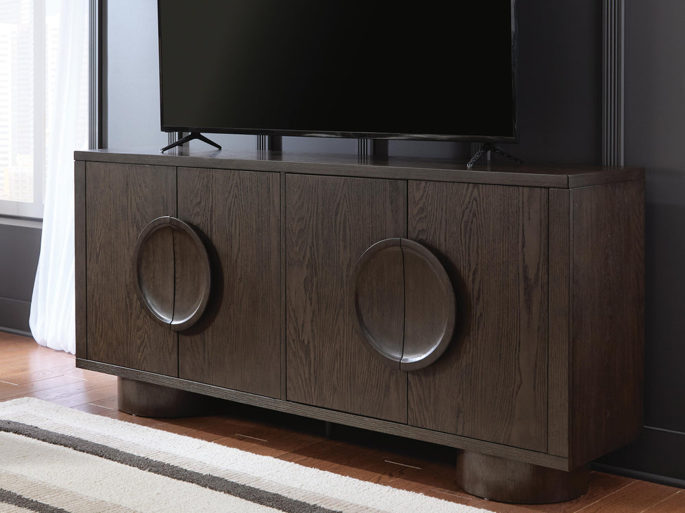 Veeda Accent Cabinet - Dark Brown (5)