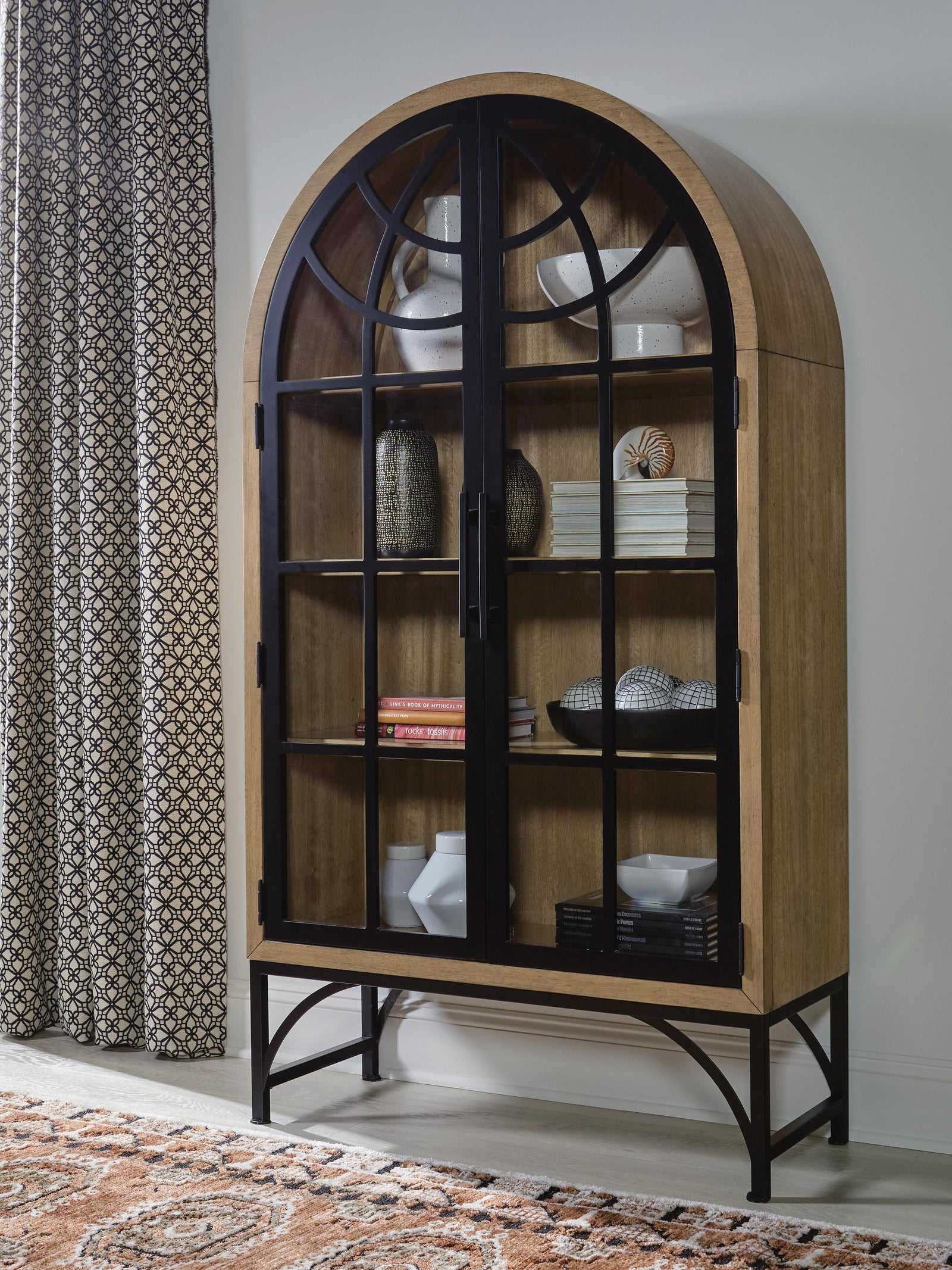 Gwenwich Accent Cabinet - Light Brown (2)
