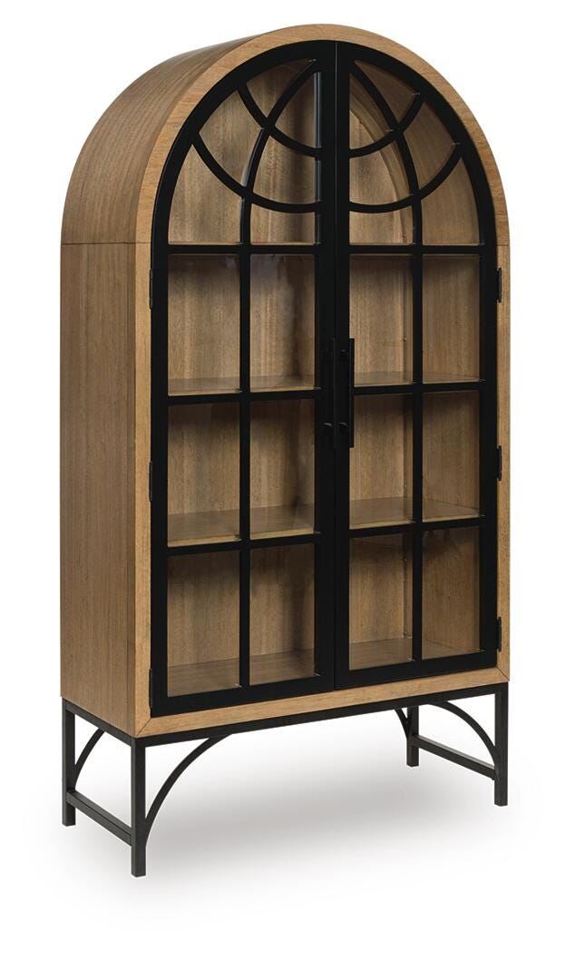 Gwenwich Accent Cabinet - Light Brown (1)