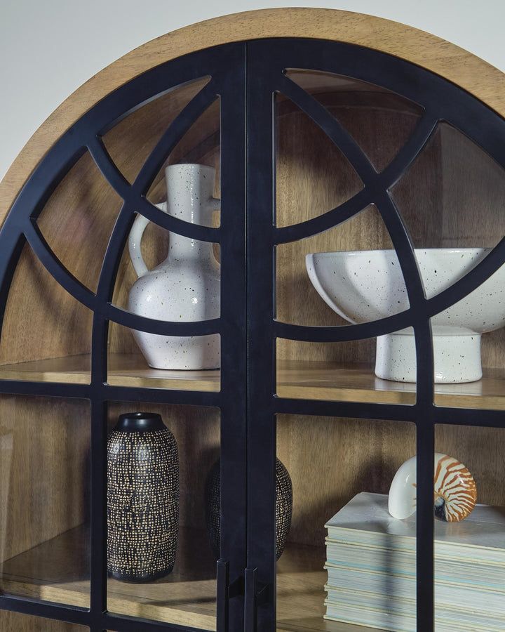 Gwenwich Accent Cabinet - Light Brown (6)