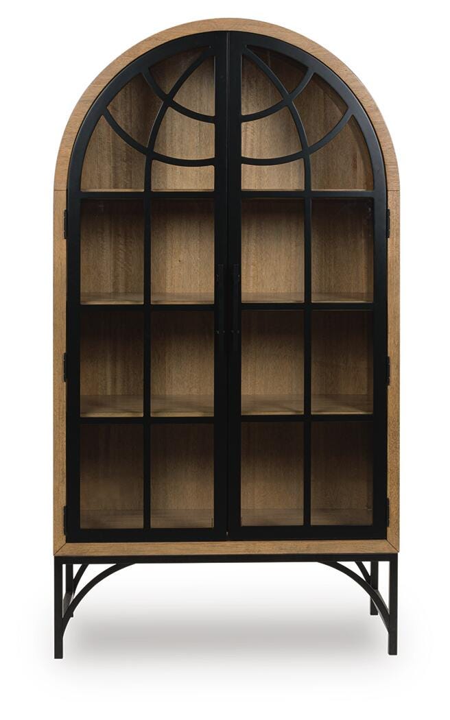 Gwenwich Accent Cabinet - Light Brown (4)
