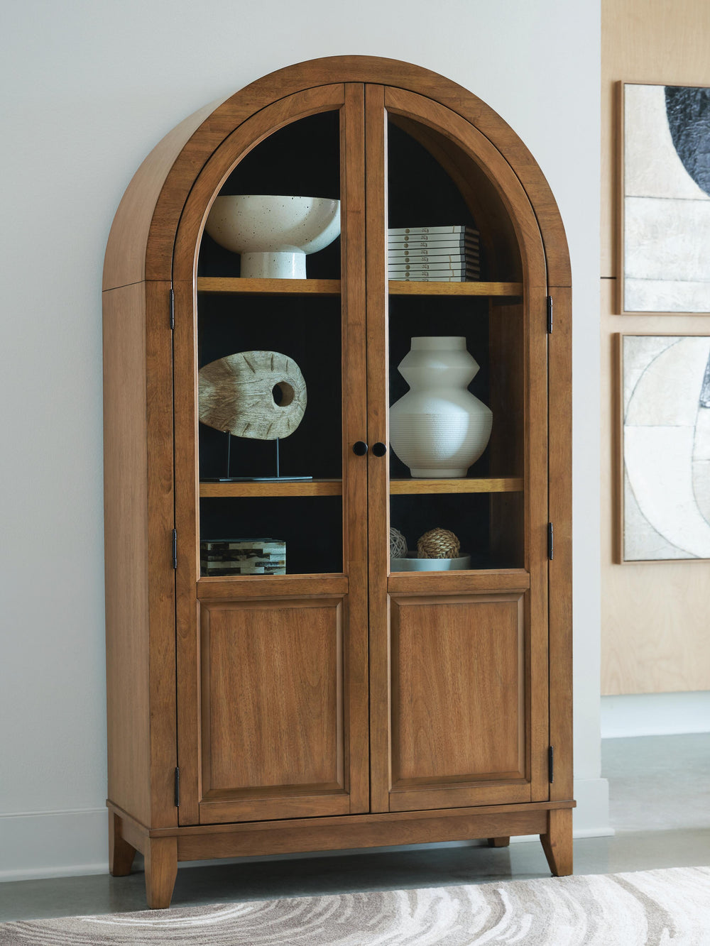 Dagandale Accent Cabinet - Light Brown (2)