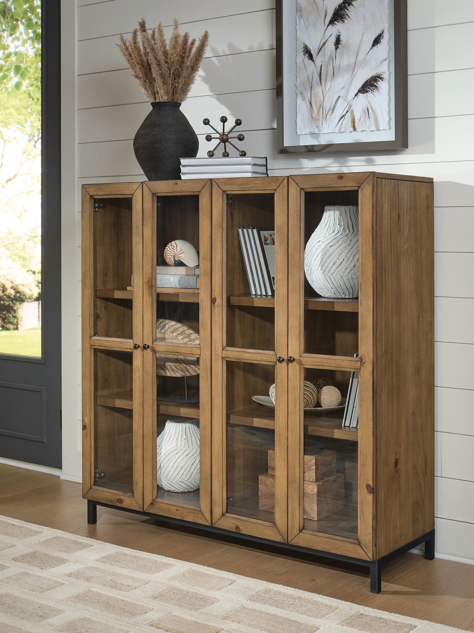 Wrenridge Accent Cabinet - Dark Brown (2)