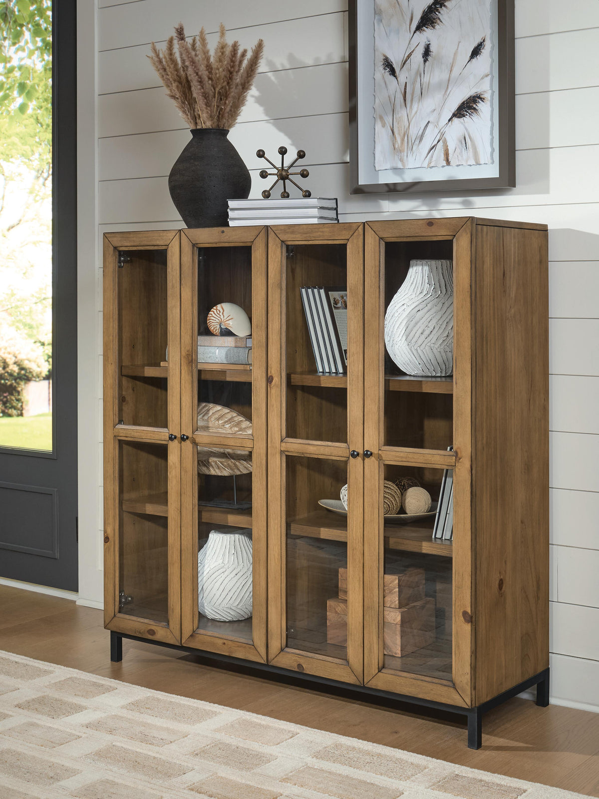 Wrenridge Accent Cabinet - Dark Brown (2)