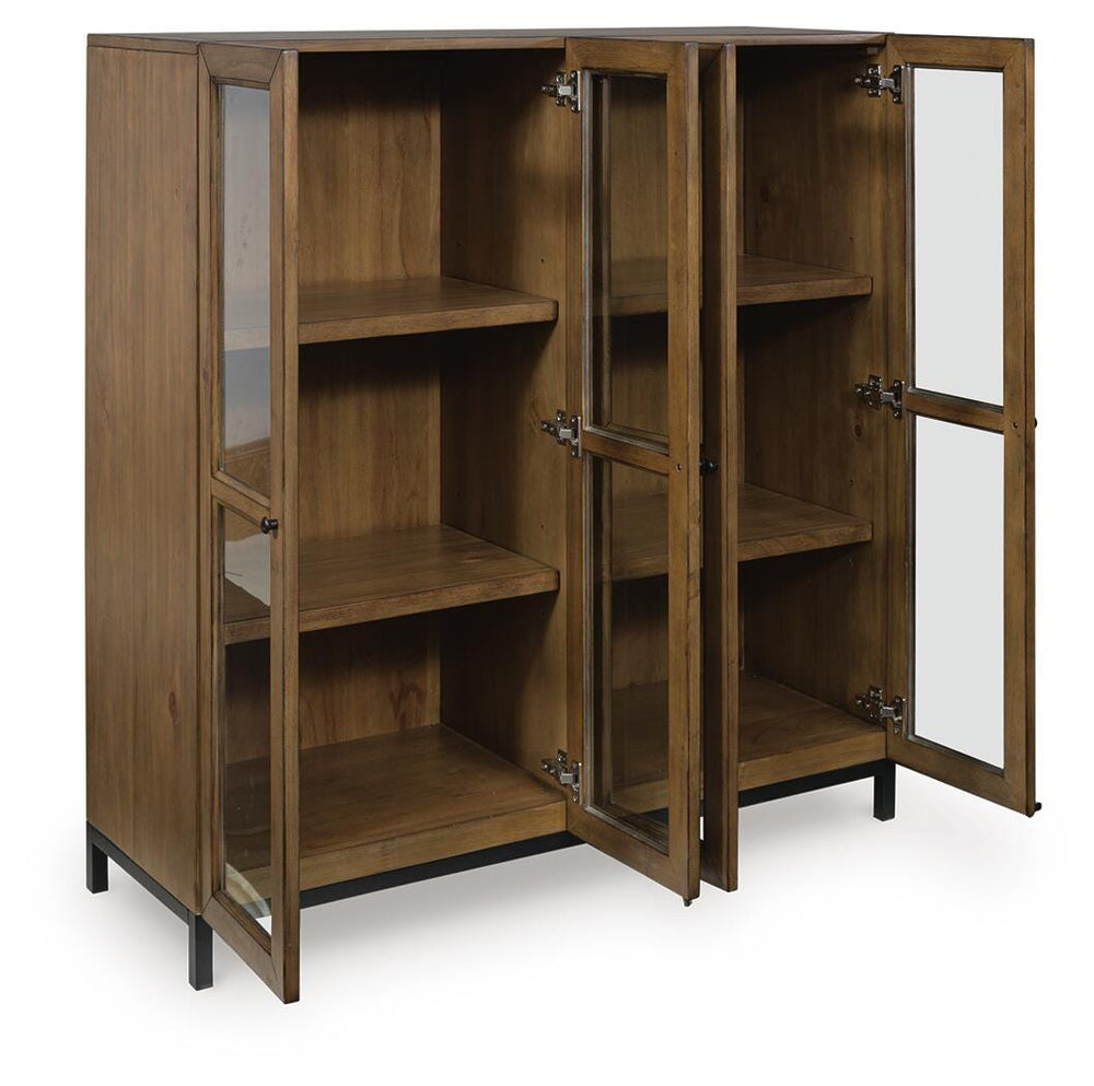 Wrenridge Accent Cabinet - Dark Brown (3)