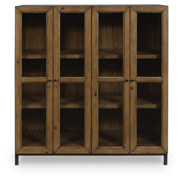 Wrenridge Accent Cabinet - Dark Brown (4)