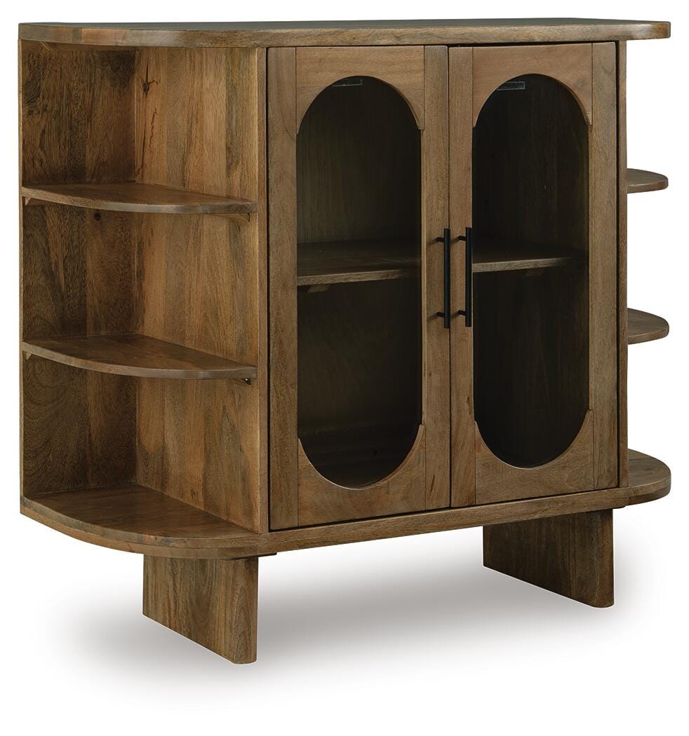 Niall Accent Cabinet - Light Brown (1)