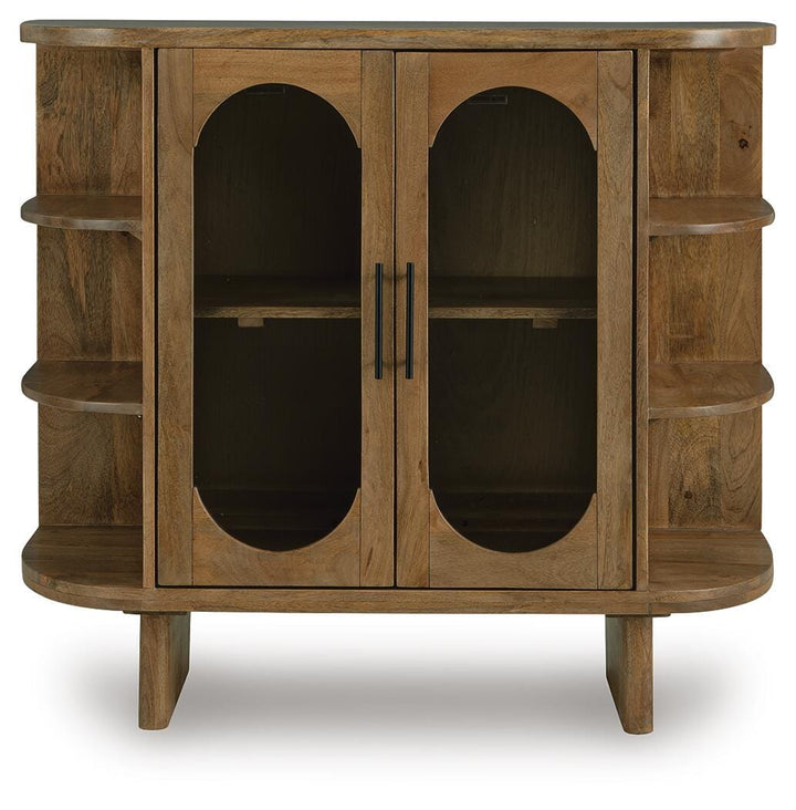 Niall Accent Cabinet - Light Brown (4)