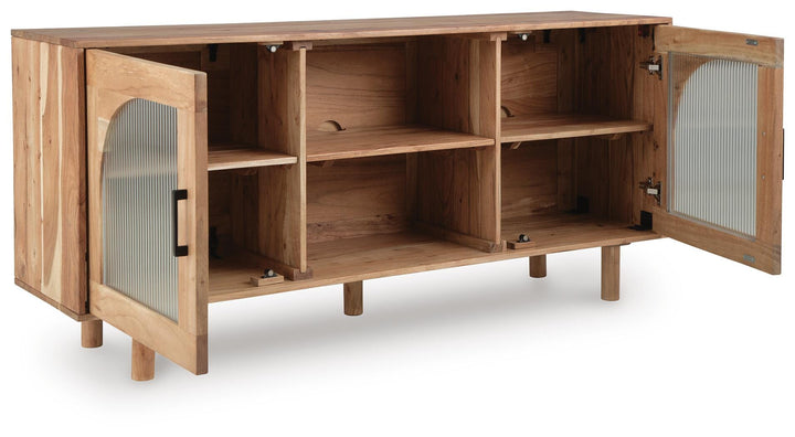 Adway Accent Cabinet - Light Brown (3)
