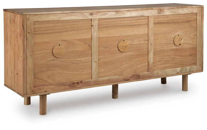 Adway Accent Cabinet - Light Brown (5)