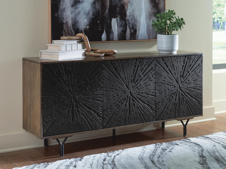 Lavinmont Accent Cabinet - Light Brown (2)