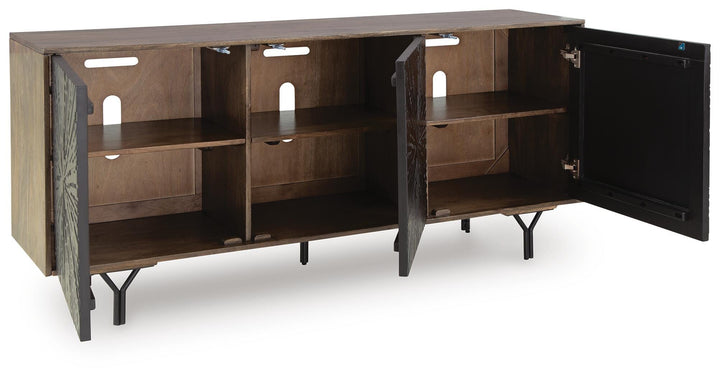 Lavinmont Accent Cabinet - Light Brown (3)