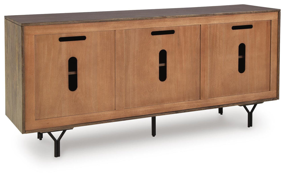 Lavinmont Accent Cabinet - Light Brown (5)