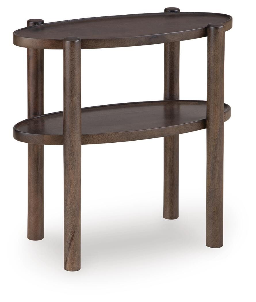 Wiattbury Accent Table - Dark Brown (1)