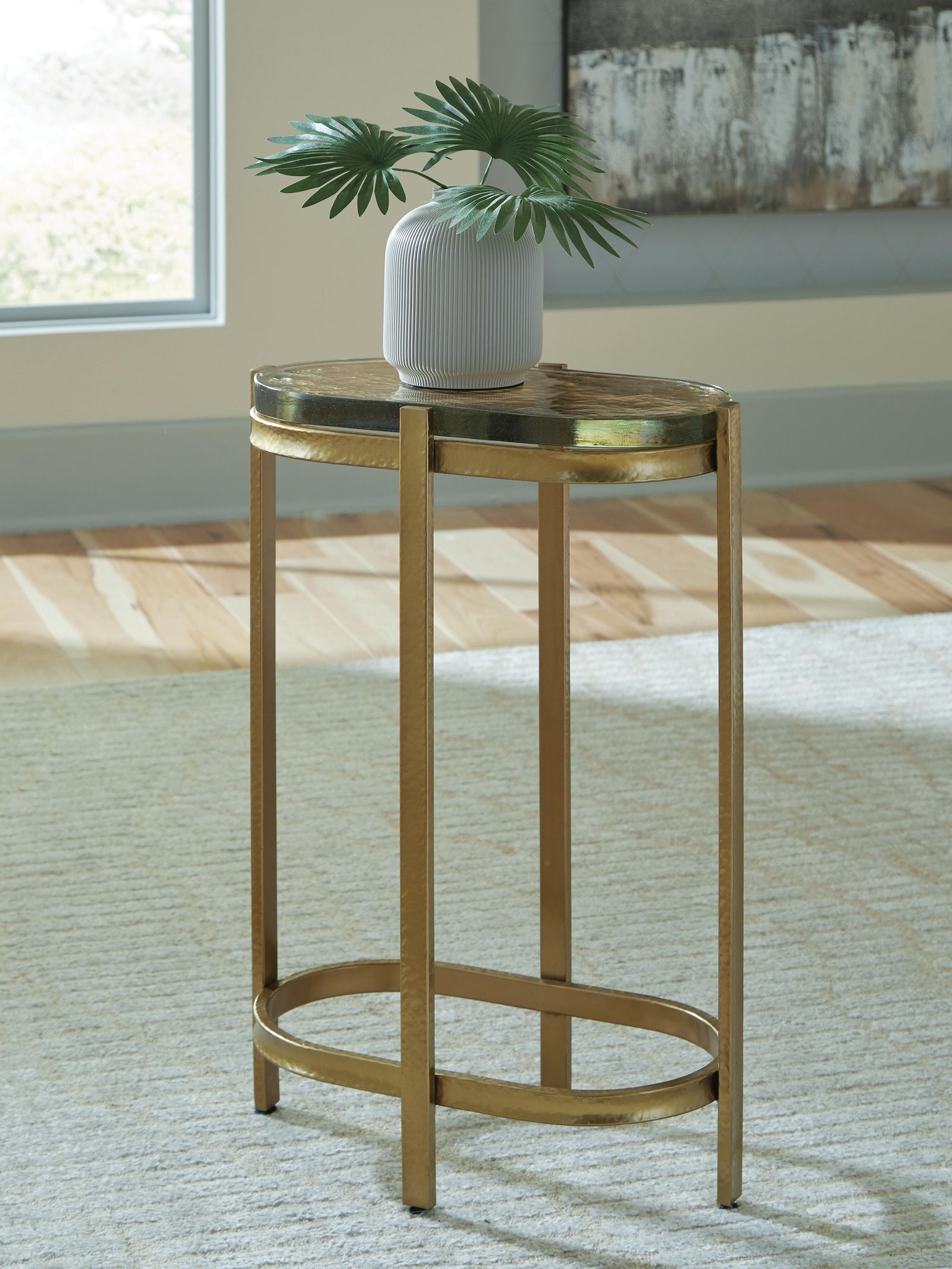 Porterville Accent Table - Gold (2)