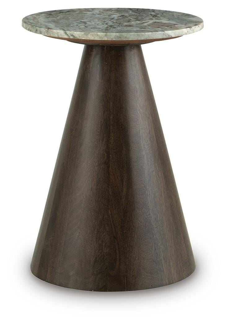 Waltnor Accent Table - Dark Brown (1)
